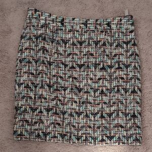 Kate Spade Multicolor Tweed Mini Skirt